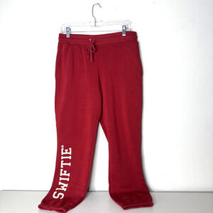 Taylor Swift Women’s Sweat Pant Joggers Size Medium Drawstring Comfy Casual Fans